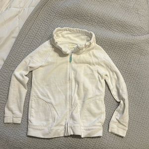 Crewcuts white zip up